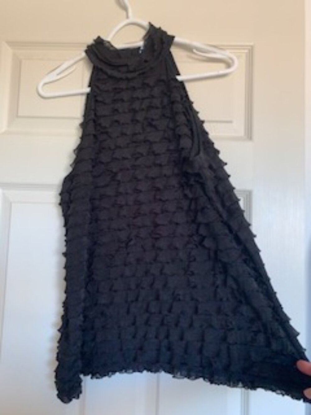 Women's Black Sleeveless Top
